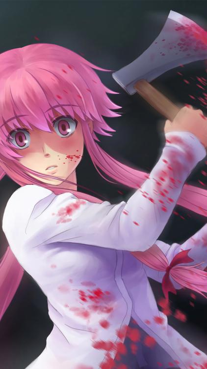 Anime Mirai Nikki wallpaper 2 - free HD download