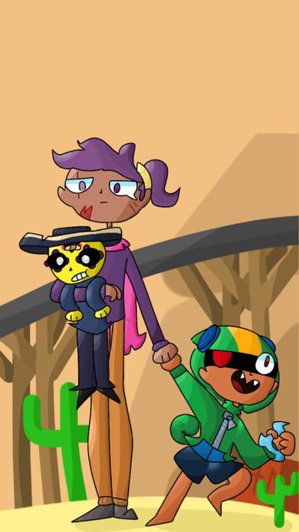 Brawl Stars All in One Orange wallpaper