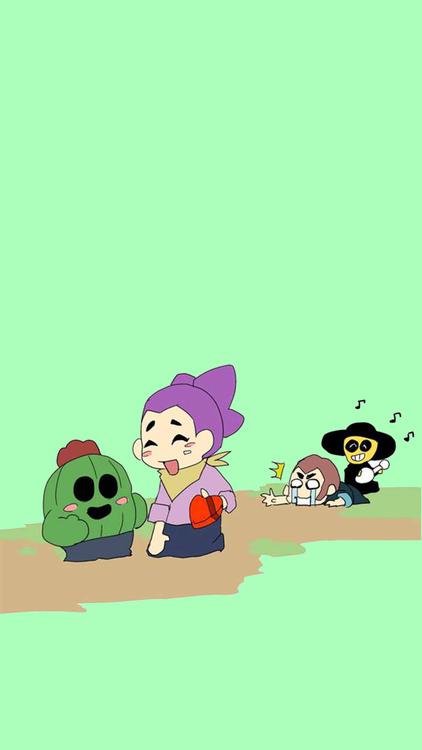 Brawl Stars All in One Green wallpaper