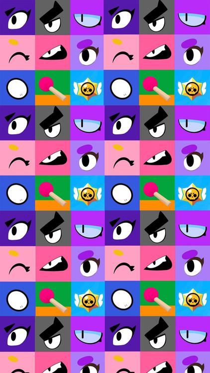 Brawl Stars All in One Purple wallpaper