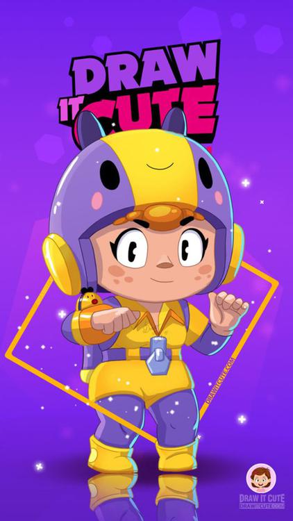 Brawl Stars Bea wallpaper 4 - free HD download