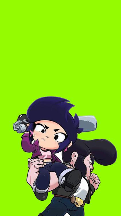 Brawl Stars Bull Green wallpaper