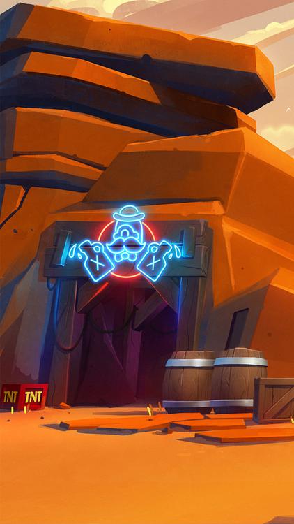 Brawl Stars Desert Orange wallpaper