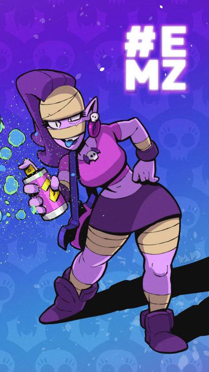 Brawl Stars Emz wallpaper 12 - free HD download