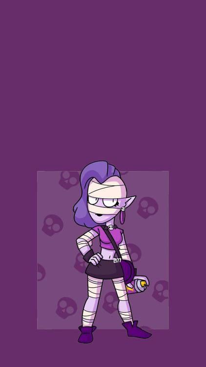 Brawl Stars Emz wallpaper 3 - free HD download