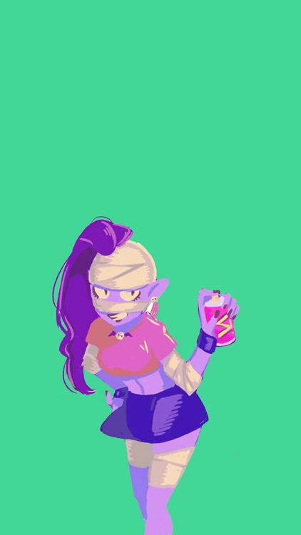 Brawl Stars Emz wallpaper 4 - free HD download