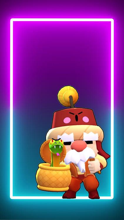 Brawl Stars Gale Purple wallpaper