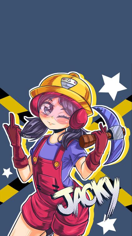 Brawl Stars Jacky wallpaper 14 - free HD download