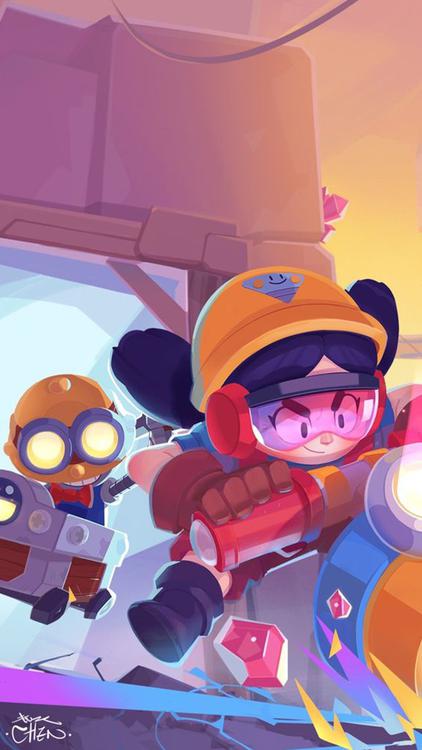 Brawl Stars Jacky wallpaper 13 - free HD download