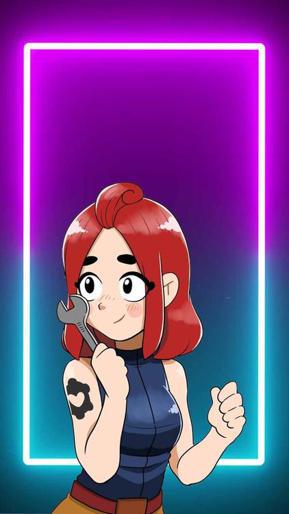 Brawl Stars Jessie wallpaper 17 - free HD download