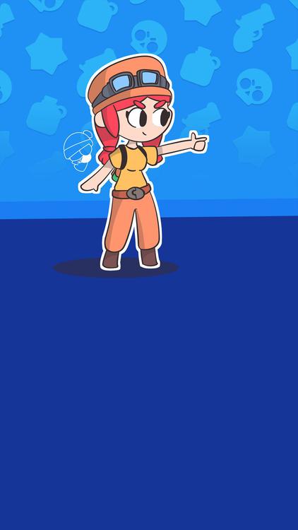Brawl Stars Jessie wallpaper 5 - free HD download