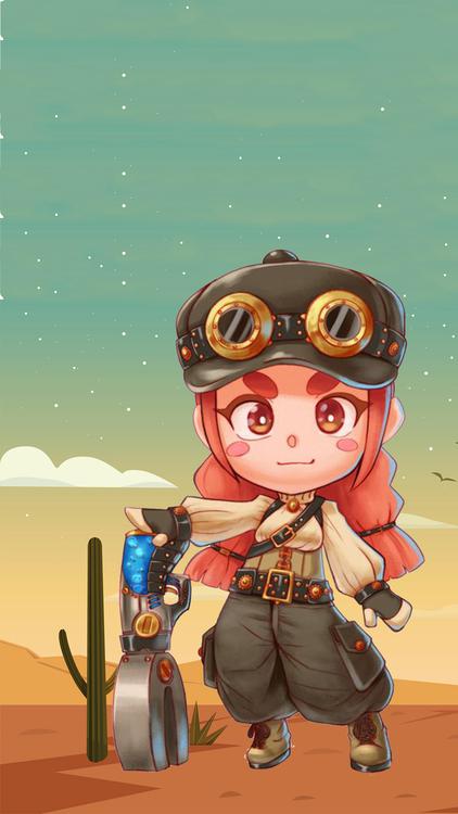 Brawl Stars Jessie wallpaper 2 - free HD download