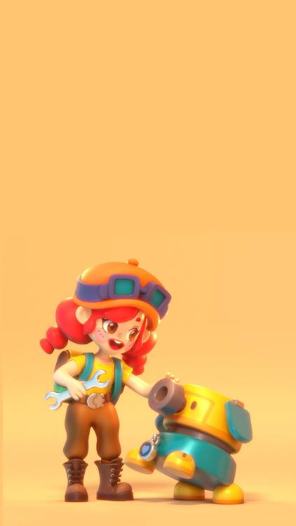Brawl Stars Jessie wallpaper 11 - free HD download