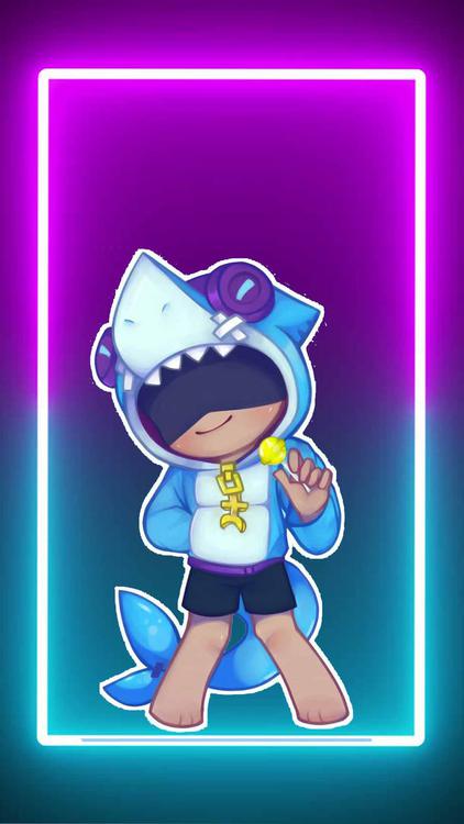 Brawl Stars Leon Purple wallpaper