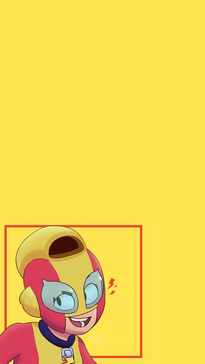 Brawl Stars Max Yellow wallpaper