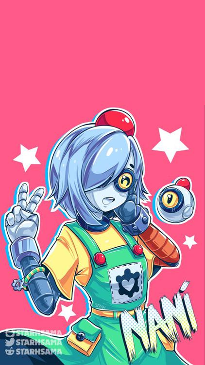 Brawl Stars Nani wallpaper 9 - free HD download