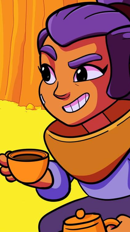 Brawl Stars Shelly wallpaper 2 - free HD download