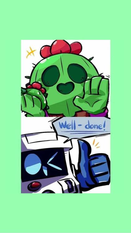 Brawl Stars Spike wallpaper 7 - free HD download