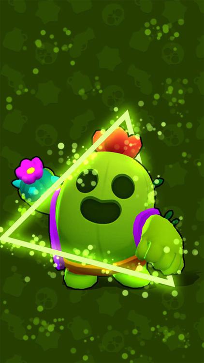 Brawl Stars Spike Green wallpaper
