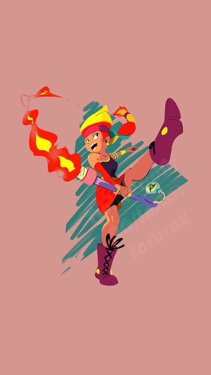 Brawl Stars Amber wallpaper 12 - free HD download