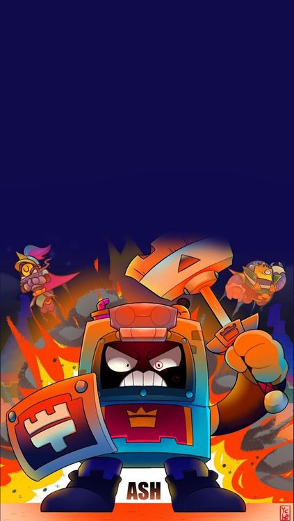 Brawl Stars Ash wallpaper 9 - free HD download