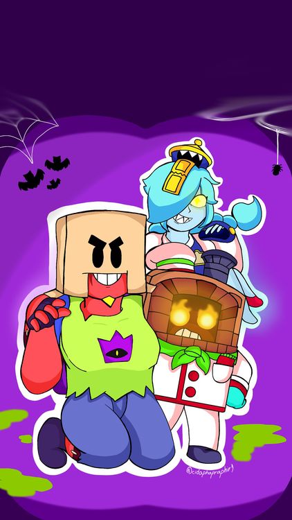 Brawl Stars Brawl Stars Halloween wallpaper 2 - free HD download