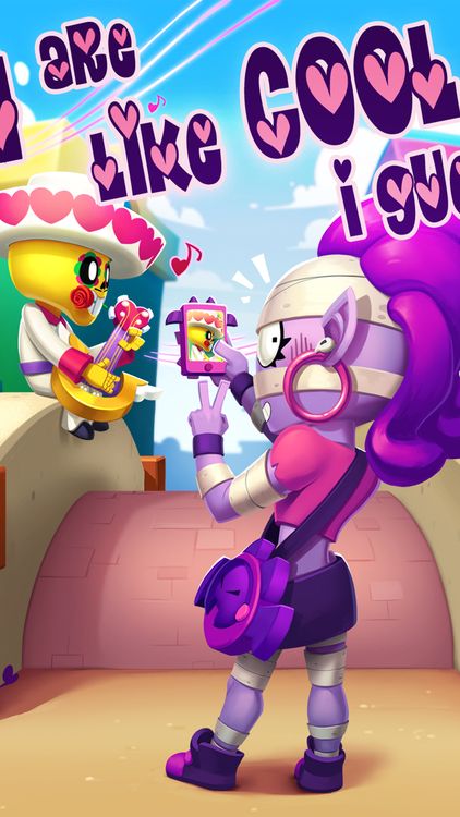 Brawl Stars Funny Brawl Orange wallpaper