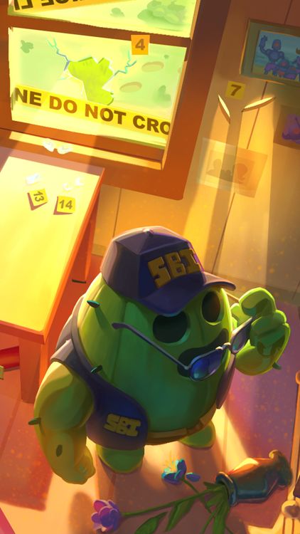 Brawl Stars Funny Brawl Orange wallpaper