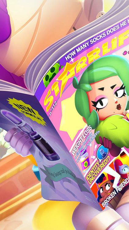 Brawl Stars Funny Brawl Orange wallpaper