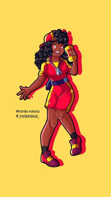 Brawl Stars Meg wallpaper 9 - free HD download