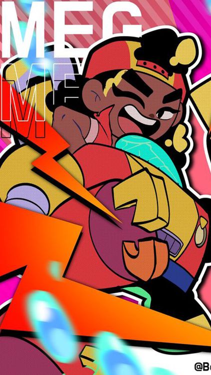 Brawl Stars Meg wallpaper 6 - free HD download