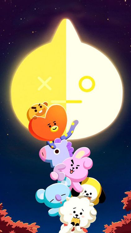 BT21 Multipleshine wallpaper 25 - free HD download