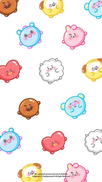 BT21 Multipleshine wallpaper 27 - free HD download