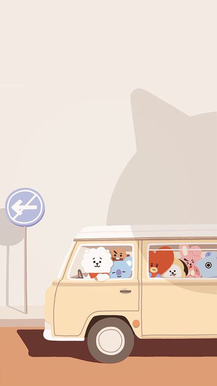 BT21 Multipleshine wallpaper 4 - free HD download