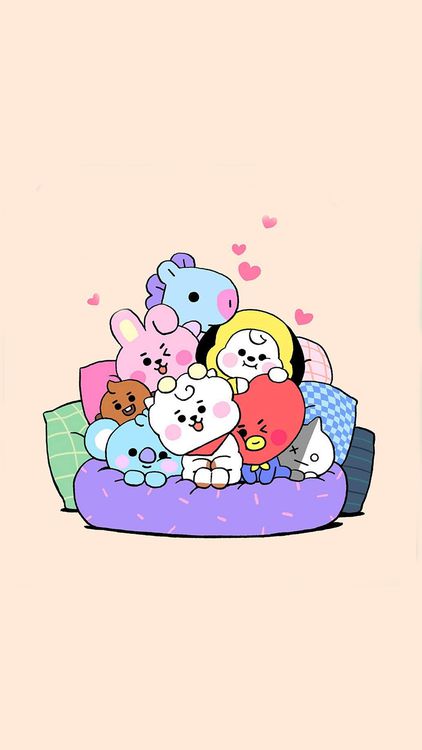 BT21 Multipleshine wallpaper 12 - free HD download