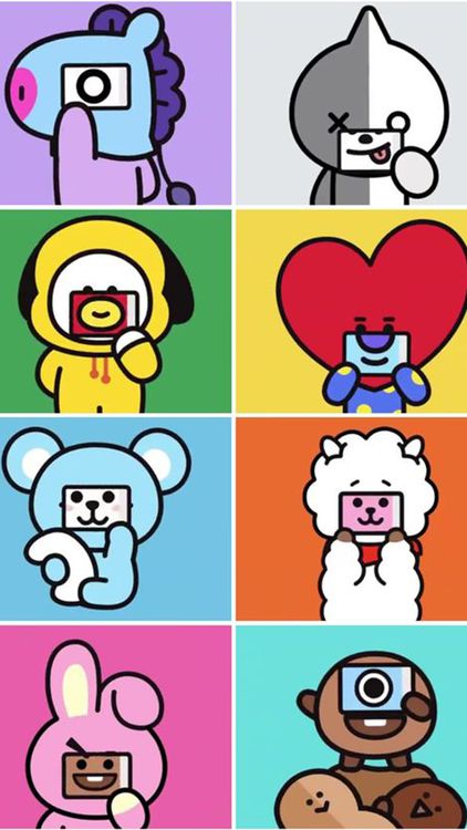 BT21 Multipleshine wallpaper 6 - free HD download
