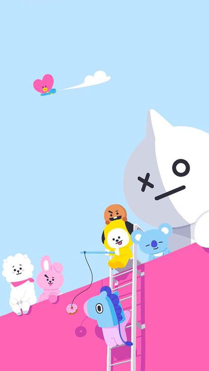 BT21 Multipleshine wallpaper 28 - free HD download