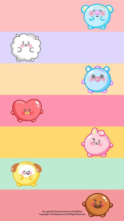 BT21 Multipleshine wallpaper 21 - free HD download