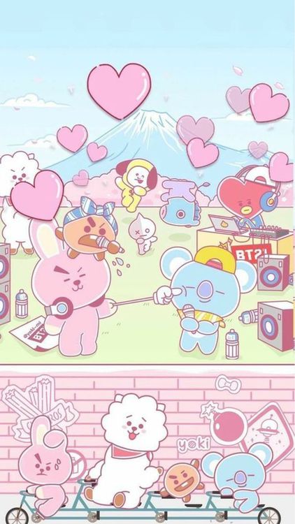 BT21 Multipleshine wallpaper 40 - free HD download