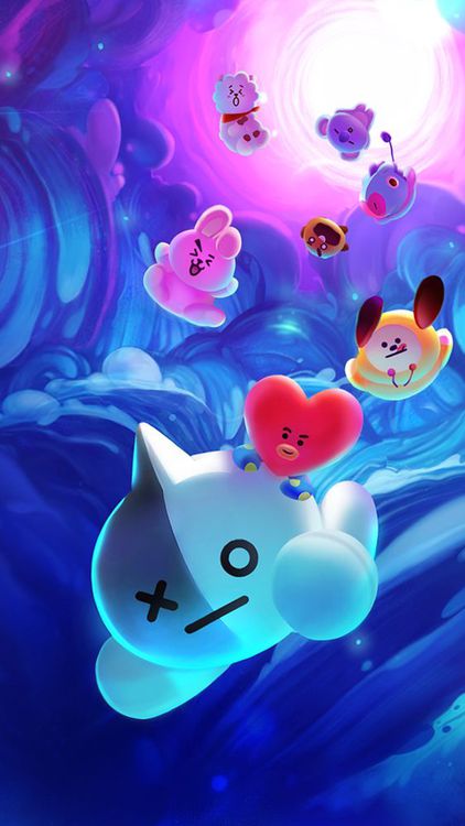 BT21 Multipleshine wallpaper 22 - free HD download