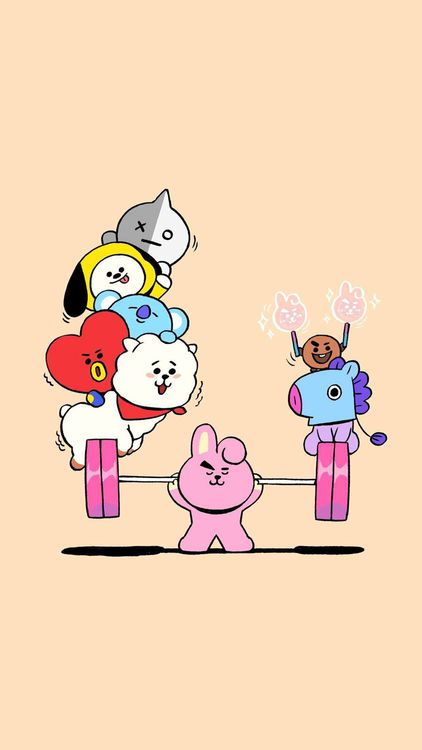 BT21 Multipleshine wallpaper 11 - free HD download
