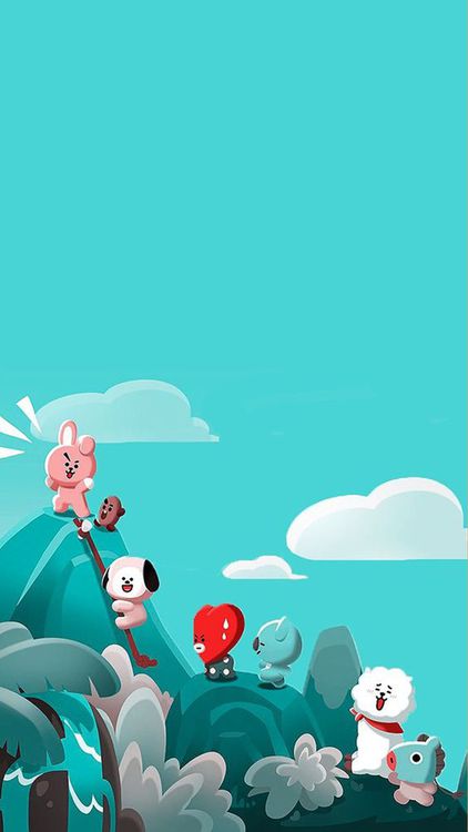 BT21 Multipleshine wallpaper 55 - free HD download