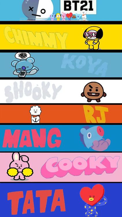 BT21 Multipleshine wallpaper 38 - free HD download