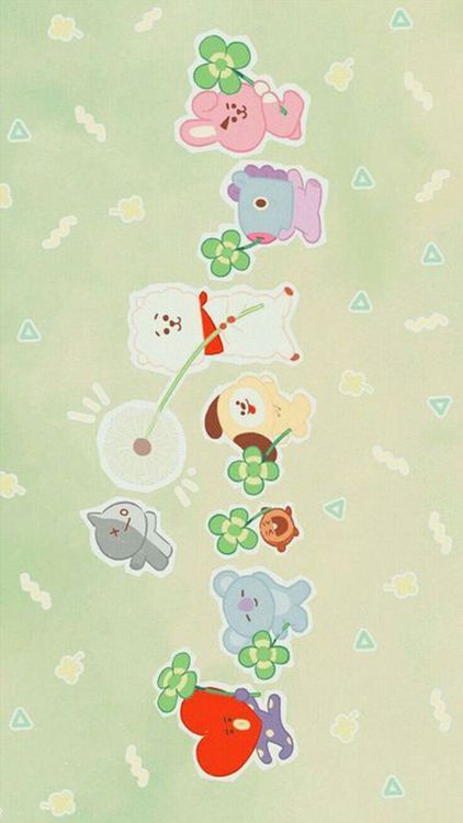 BT21 Multipleshine wallpaper 30 - free HD download