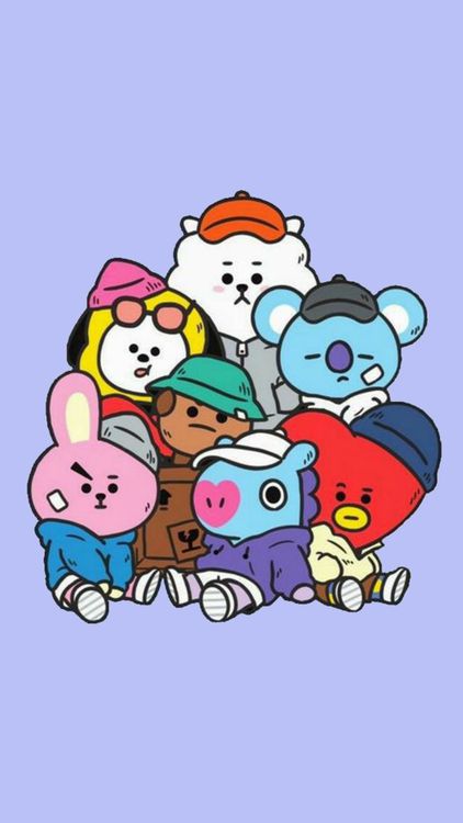 BT21 Multipleshine wallpaper 20 - free HD download