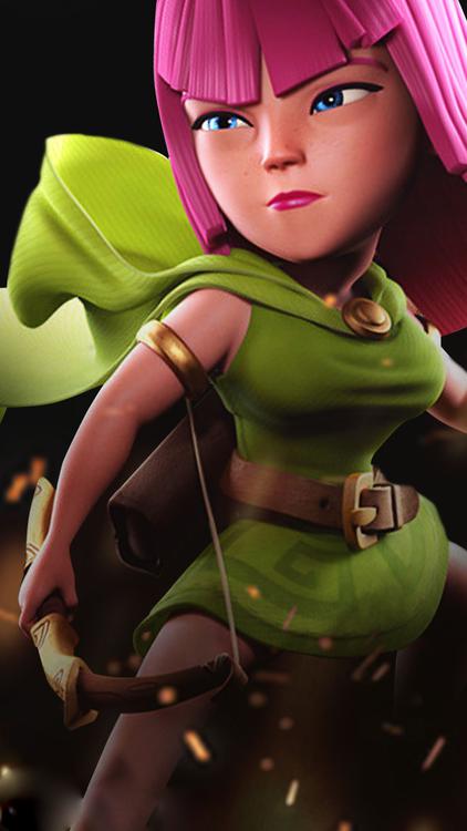 Clash Of Clans/Royale Archer wallpaper 8 - free HD download