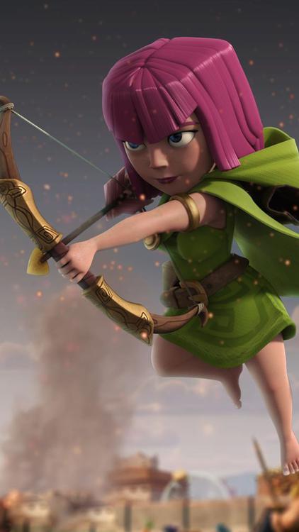 Clash Of Clans/Royale Archer wallpaper 6 - free HD download