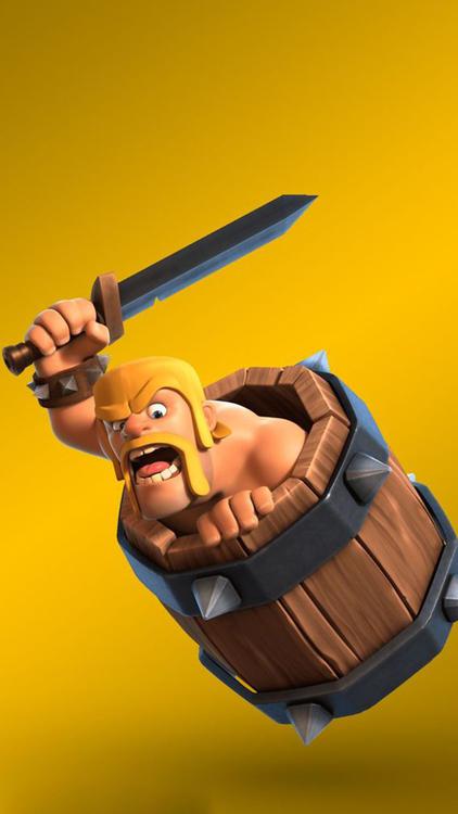 Clash Of Clans/Royale Barbarian Fervor wallpaper 7 - free HD download
