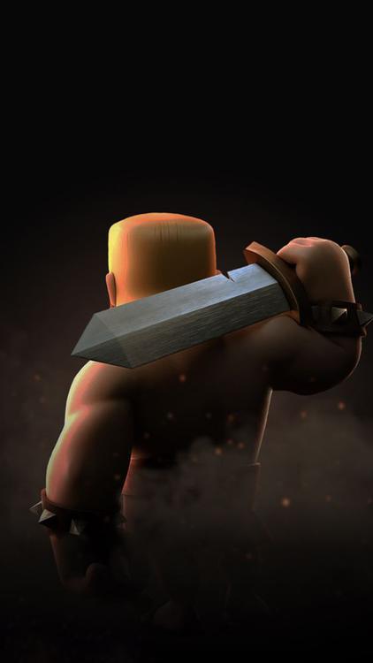 Clash Of Clans/Royale Barbarian Fervor wallpaper 12 - free HD download