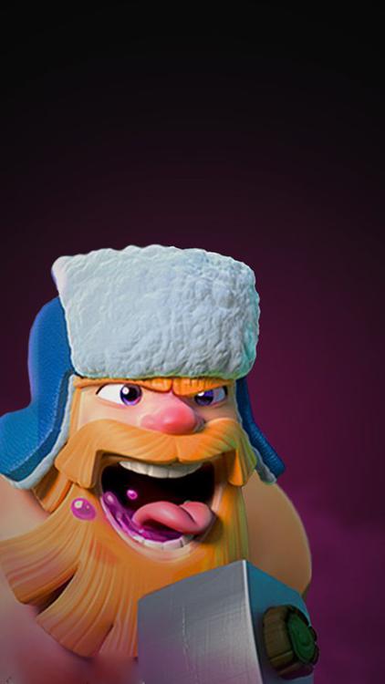 Clash Of Clans/Royale Barbarian Fervor wallpaper 4 - free HD download